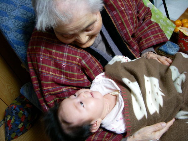 ひいばあちゃんとちまき先生